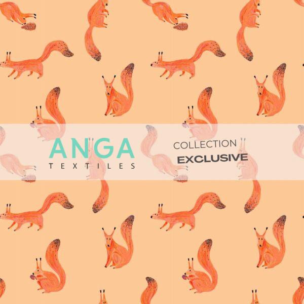 French Terry - Écureuils d'automne