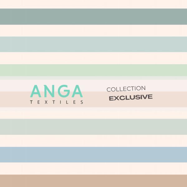 Jersey - Rayé dino bleu - FIN DE ROULEAU 0,42 m