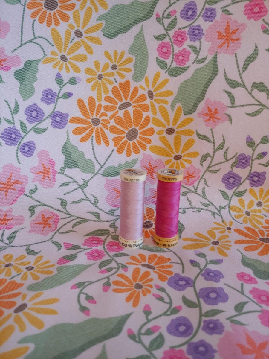 Denim extensible - Doux bouquet - Image 3