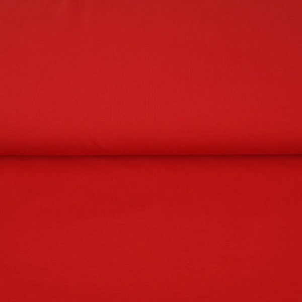 French terry uni - Rouge pompier