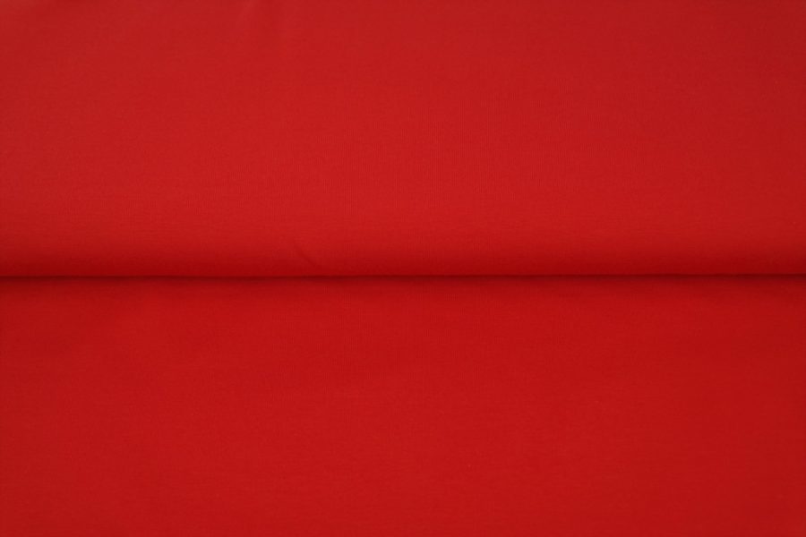 French terry uni - Rouge pompier