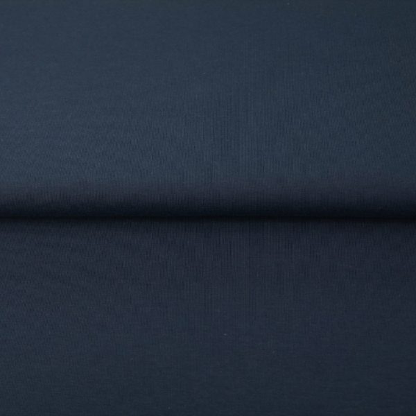 French terry uni - Denim foncé