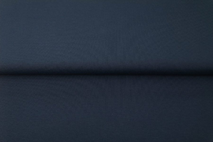 French terry uni - Denim foncé