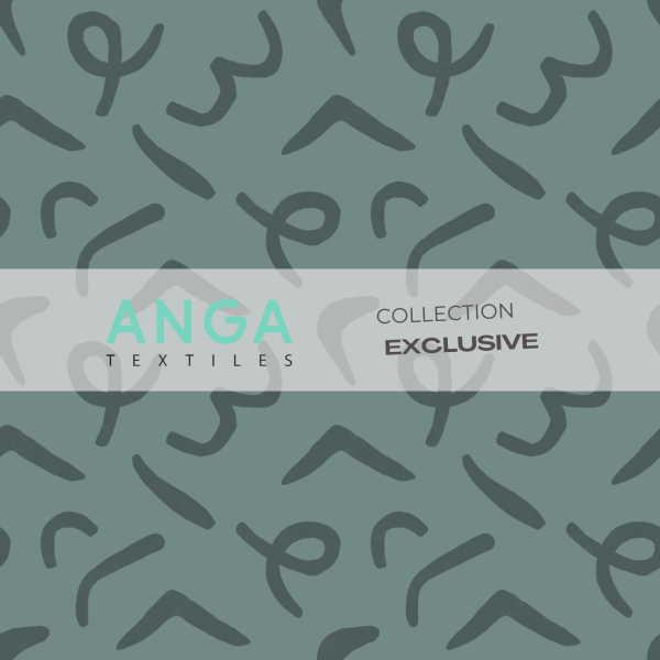 Coton ouaté - Abstrait acier