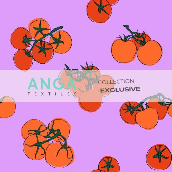 Jersey - Tomates - FIN DE ROULEAU 0,49 m