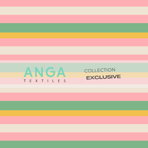 Jersey - Rayé marguerite rose